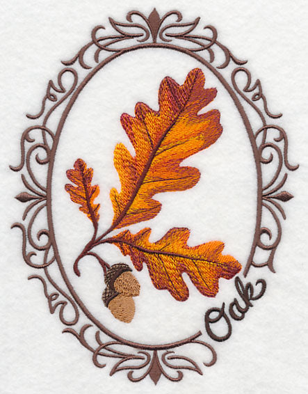 Leaf Cameo - Oak