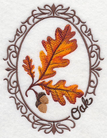 Leaf Cameo - Oak