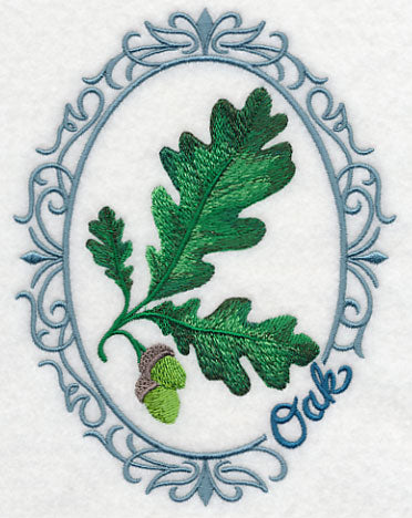 Leaf Cameo - Oak