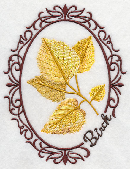 Leaf Cameo - Birch