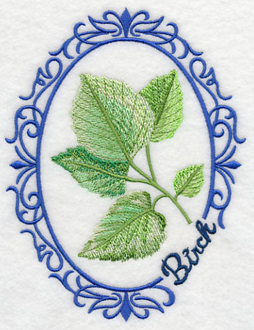 Leaf Cameo - Birch