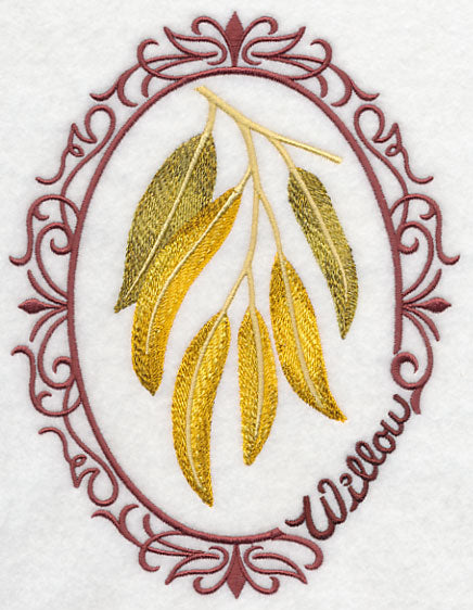 Leaf Cameo - Willow
