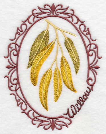 Leaf Cameo - Willow