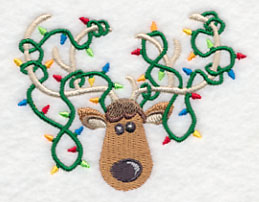 Holiday Antlers - Christmas Lights