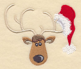 Holiday Antlers - Waiting for Santa