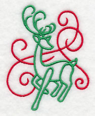 Art Nouveau Reindeer