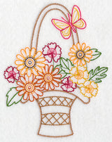 Fall Flower Basket (Vintage)