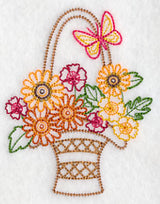 Fall Flower Basket (Vintage)