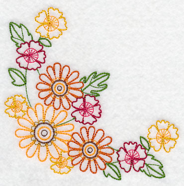 Fall Flower Corner (Vintage)