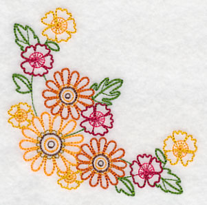 Fall Flower Corner (Vintage)