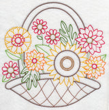 Sunny Autumn Basket (Vintage)