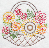 Sunny Autumn Basket (Vintage)