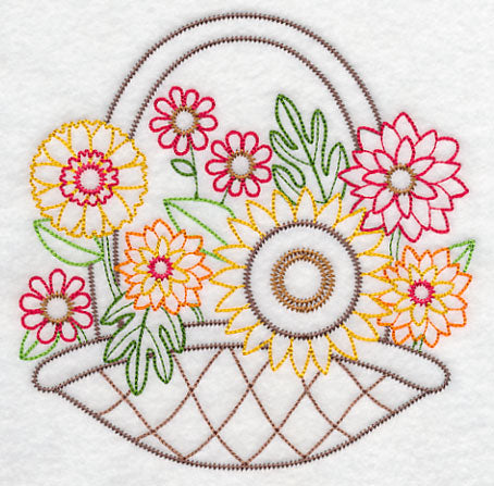 Sunny Autumn Basket (Vintage)