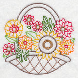 Sunny Autumn Basket (Vintage)