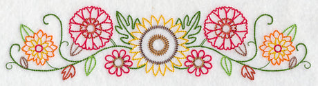 Sunny Autumn Border (Vintage)