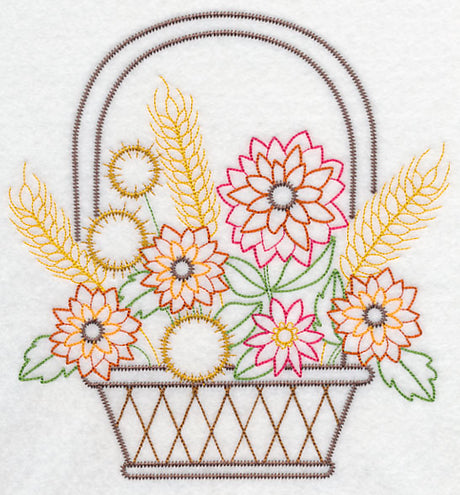 Autumn Beauty Basket (Vintage)