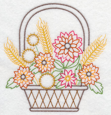 Autumn Beauty Basket (Vintage)