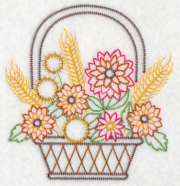 Autumn Beauty Basket (Vintage)