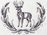 White-tailed Buck Wreath