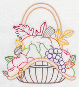 Autumn Bounty Basket (Vintage)