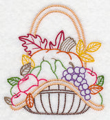 Autumn Bounty Basket (Vintage)