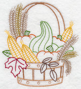Autumn Harvest Basket (Vintage)