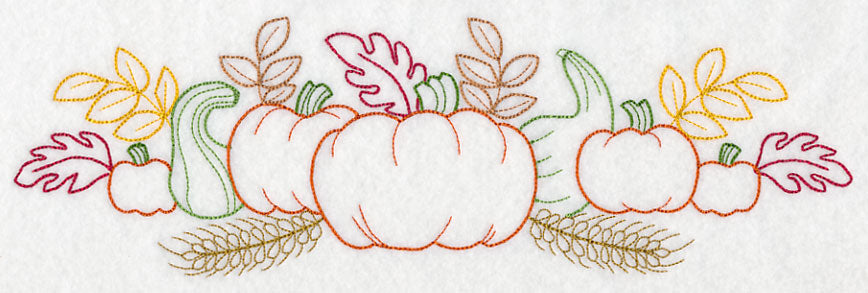 Autumn Harvest Border (Vintage)