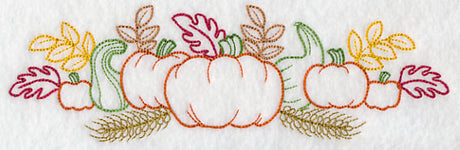 Autumn Harvest Border (Vintage)