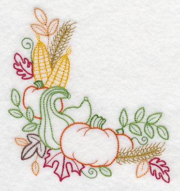 Autumn Harvest Corner (Vintage)