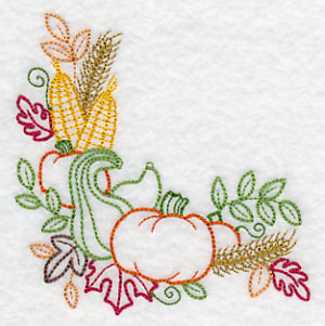 Autumn Harvest Corner (Vintage)