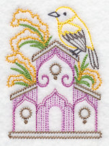 Yellow Warbler and Goldenrod (Vintage)