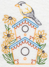 Goldfinch and Black-Eyed Susans (Vintage)