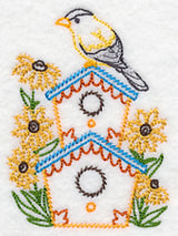 Goldfinch and Black-Eyed Susans (Vintage)