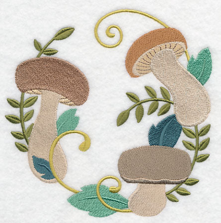 Porcini Mushroom Wreath