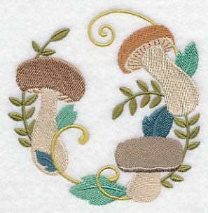 Porcini Mushroom Wreath