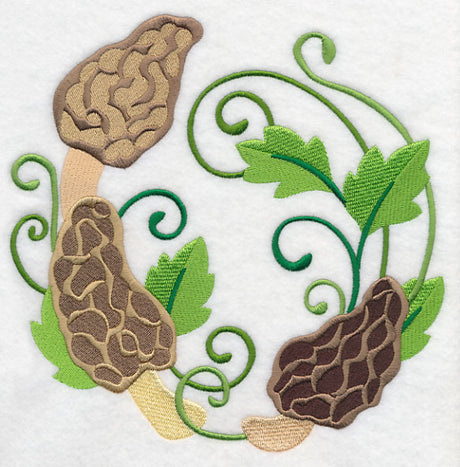 Morel Mushroom Wreath