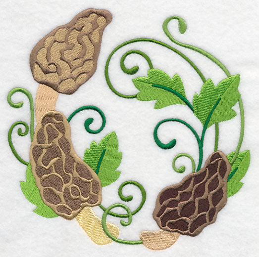 Morel Mushroom Wreath