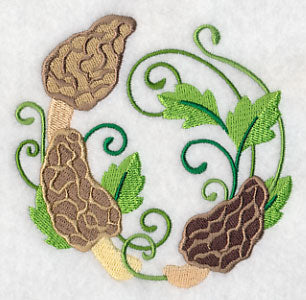 Morel Mushroom Wreath