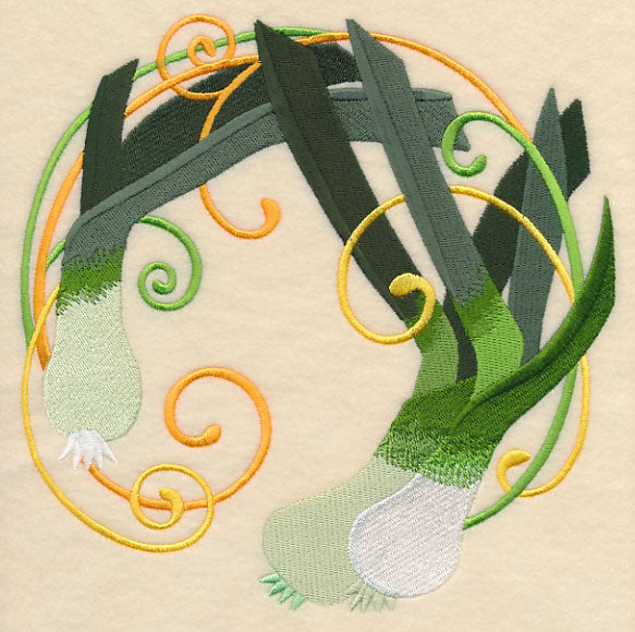 Leek Wreath