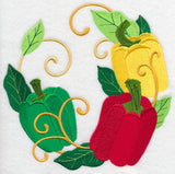 Bell Pepper Wreath