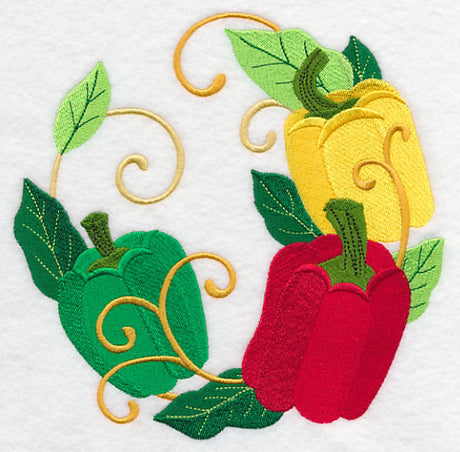Bell Pepper Wreath