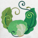 Leafy Salad Greens Wreath