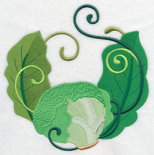 Leafy Salad Greens Wreath