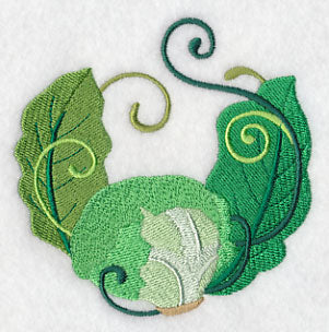 Leafy Salad Greens Wreath