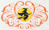 Witch Silhouette and Filigree