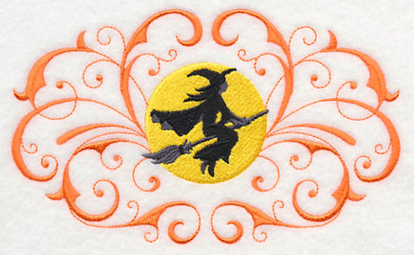 Witch Silhouette and Filigree