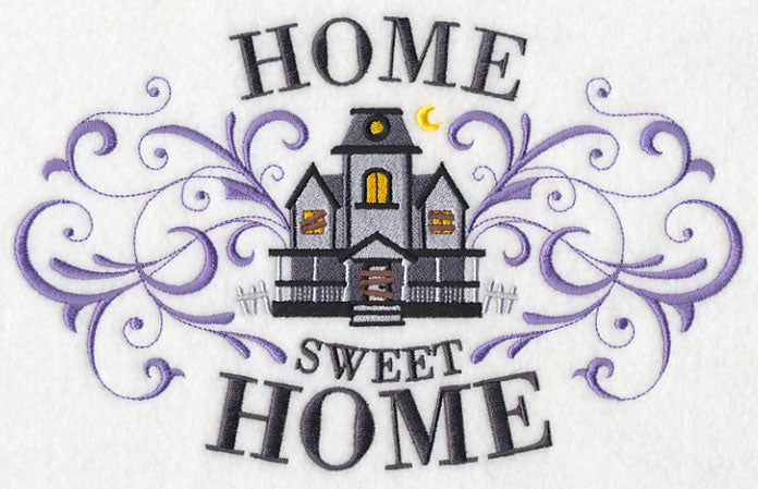 Home Sweet Haunted Home with Filigree