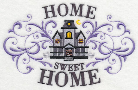 Home Sweet Haunted Home with Filigree
