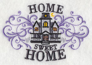 Home Sweet Haunted Home with Filigree