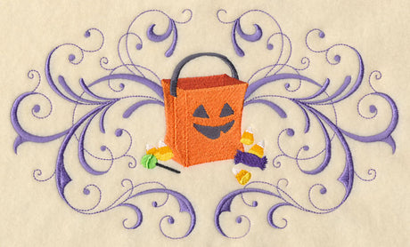 Trick or Treat Bag with Filigree